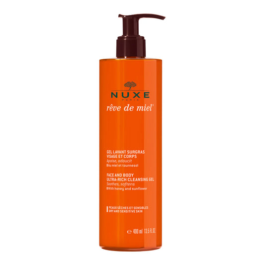 Nuxe REVE DE MIEL Gel lavant surgras visage et corps