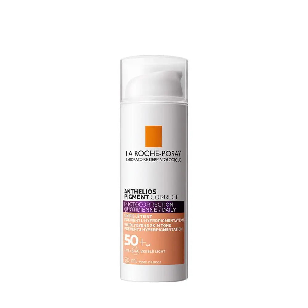 La Roche Posay Anthelios Pigment Correct SPF 50+ Crème Solaire Teinte Moyenne 50 ml